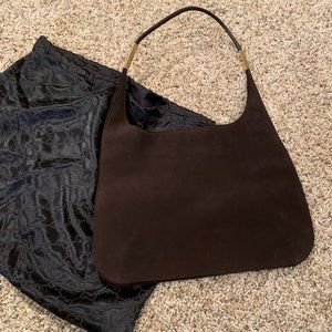 Gucci suede purse